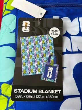 FIFA 'We Are One' Blue Stadium Blanket Tote